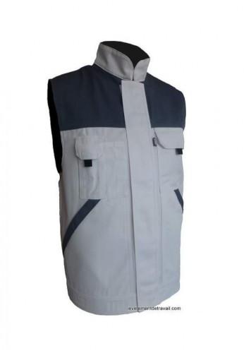 Gilet de travail peintre TYPHON - coton/polyester 60/40 - tailles S à 5XL_0