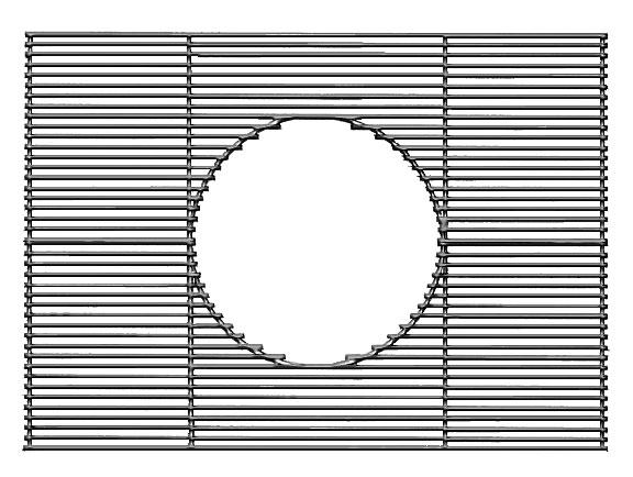 Grille d'arbre ronde en acier galvanisé - Résistance 3,5 T - Diamètre 500 à 700 mm - Série Trafic - CALYPSO_0