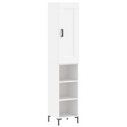 Helloshop26 - Buffet bahut commode armoire meuble de rangement organisateur cuisine salle de séjour salon haut 34,5 x 34 x 180 cm 02_0032388 - 300021_0