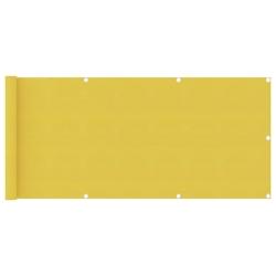 Helloshop26 - Écran de balcon brise pare vue protection confidentialité 75 x 400 cm PEHD jaune 02_0010193 - 3000547947766_0