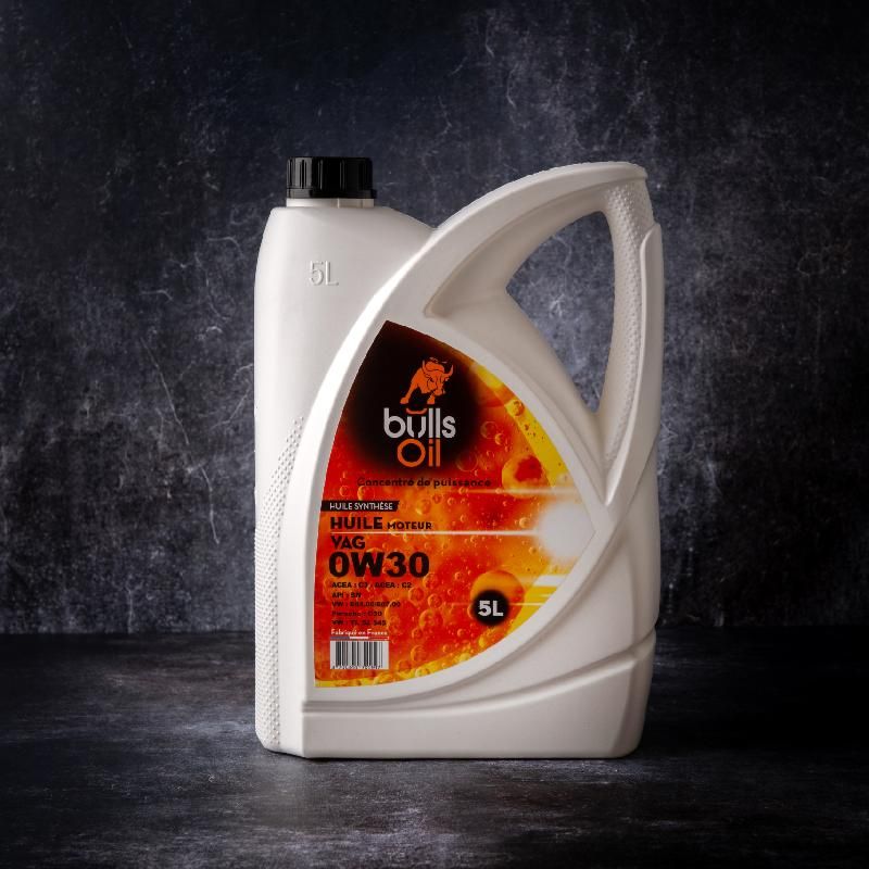 Huile moteur 100 % synthèse - BULLS OIL VAG 0W30 pour véhicules récents du groupe VAG_0
