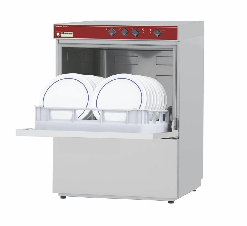 Lave-vaisselle professionnel électrique - Panier 500x500 mm - Active Wash à double parois - 051D/6M_0