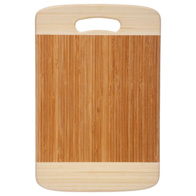 Planche à découper bambou bi-bande 30 cm naturel - Paris Prix - Design & Tendance_0