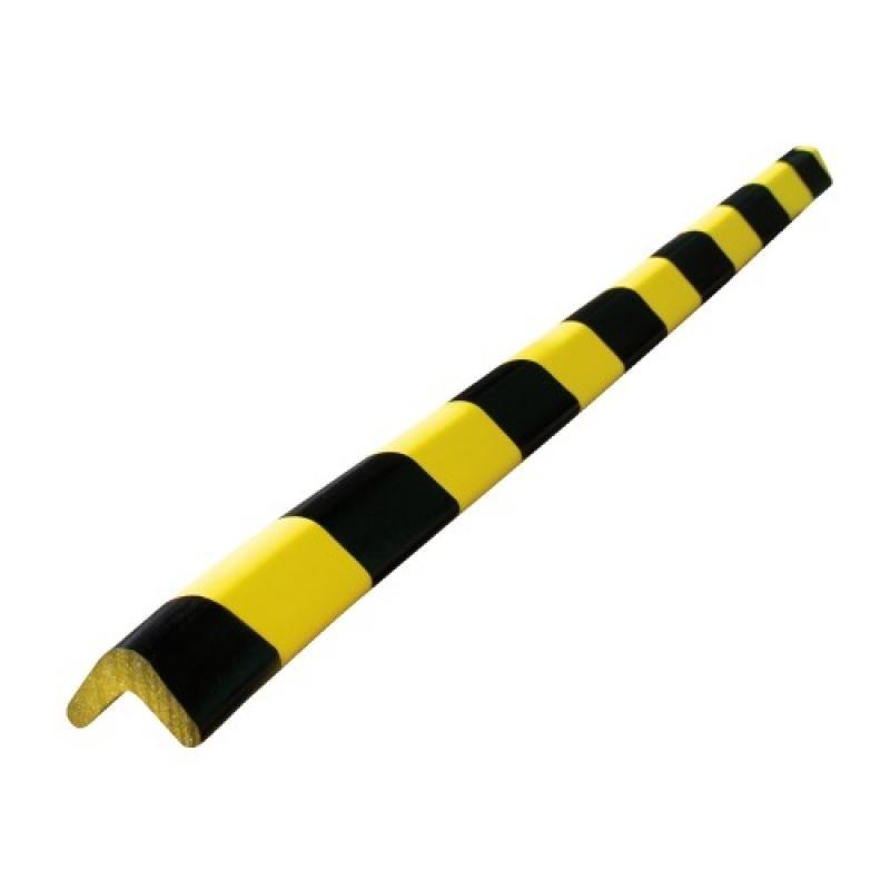 Protection d'angle en mousse, coloris jaune/noir, longueur 75 cm, largeur 3 cm, hauteur 3 cm._0
