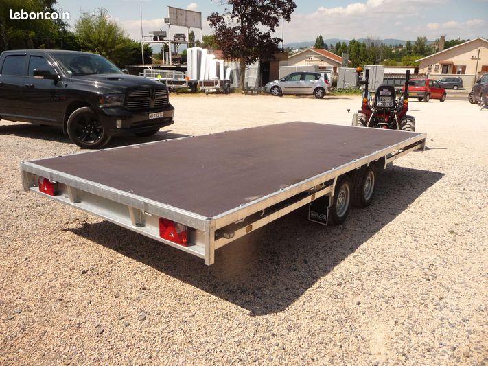 Remorque Plateau - 6 m 611 x 223 cm - MEDAX_0