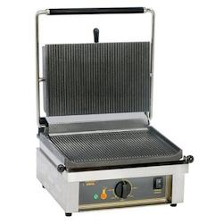 Roller Grill Grill simple mâchoire fonte, 3000W - fonte 120449_0