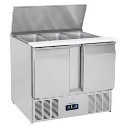 Saladette de préparation 2 portes 1045 CSAP2P1045 Casselin - gris CSAP2P1045_0