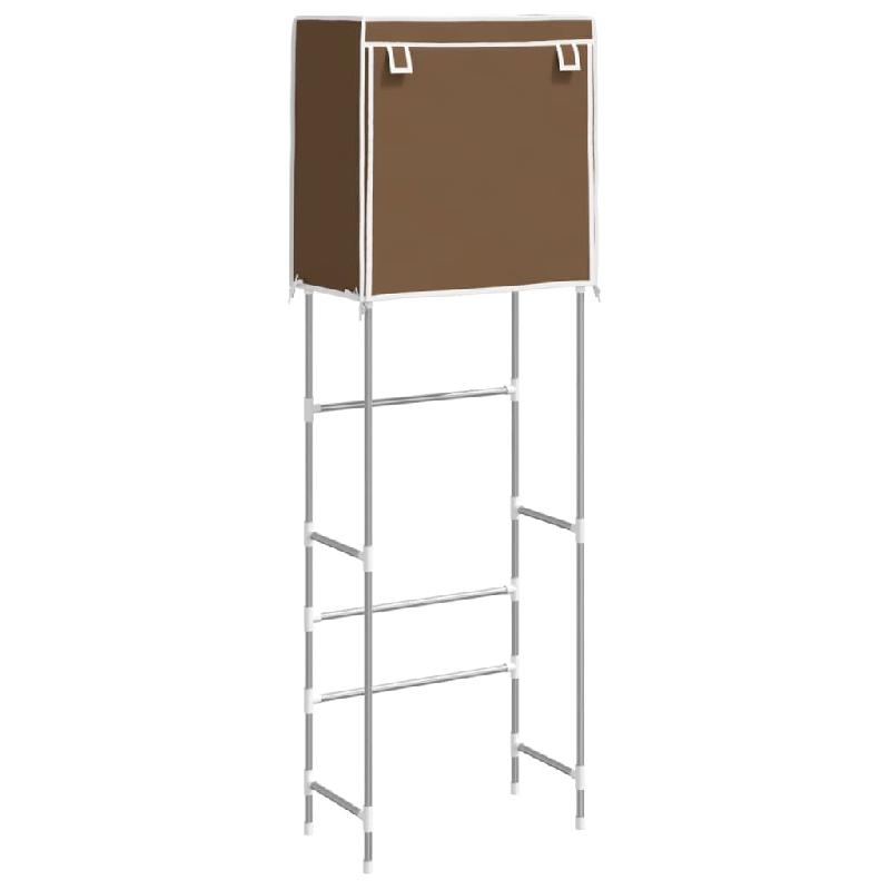 SUPPORT DE RANGEMENT 2 NIVEAUX SUR TOILETTE 56 X 30 X 170 CM MARRON 02_0005521_0