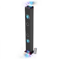 Tour de son INOVALLEY HP58BTH - Lumière LED Multi-rayons, Bluetooth, Radio FM, AUX - 4x 15W, Télécommande - 3666638047786_0