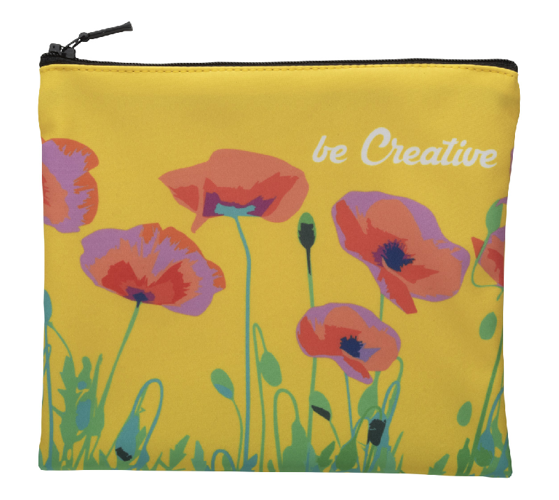 Trousse de toilette zippée en polyester - Impression sublimation sur toute la surface - Quantité minimum 50 pièces_0