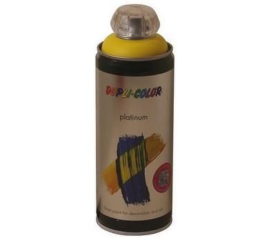 AEROSOL PEINTURE PLATINIUM SATINE JAUNE TRAFIC RAL1023