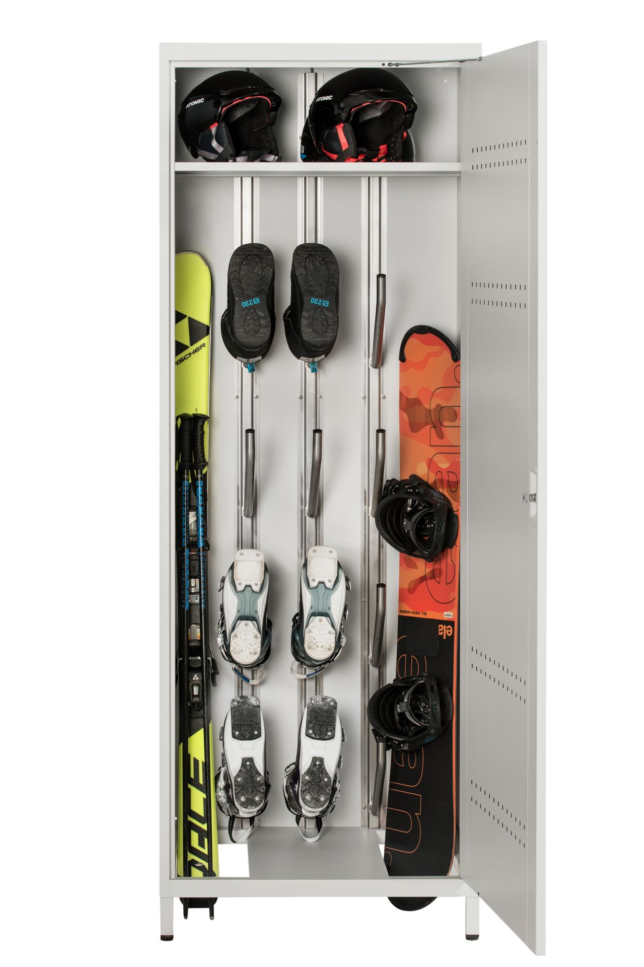 Armoire à skis avec sèche-bottes 6 paires_0