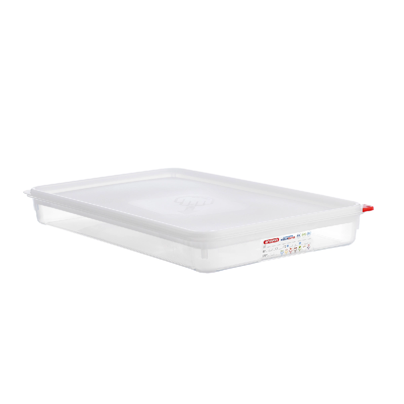 Bac alimentaire Araven Gastronorm GN 1/1 - 13,7 litres - cm 53 x 32,5 x 10 h - transparent plastique polypropylène 8411777030442_0