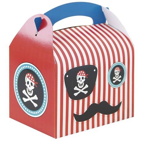 BOÎTE REPAS ENFANT MOTIF PIRATE 17X16X10 CM (VENDU PAR 300)