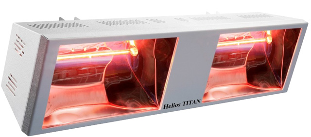 Chauffage électrique infrarouge - Titan2H 4000 Watts - IP25, fixation murale et plafond_0