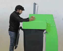 Compacteur déchets organiques - Réduction des ordures alimentaires en toute sécurité._0