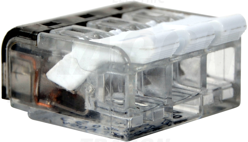 Connecteur sans vis, transparent, ouvrable 0,2-4mm2, 32a, 450vac 3p_0