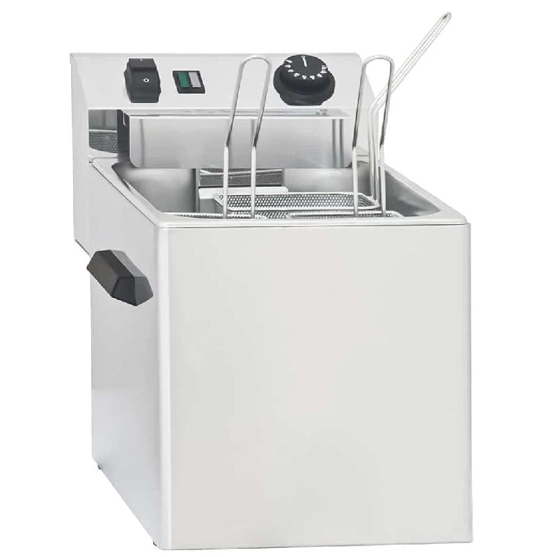 Cuiseur à pâtes professionnel électrique avec vanne de vidange - 3 paniers en acier inoxydable 3400 W_0