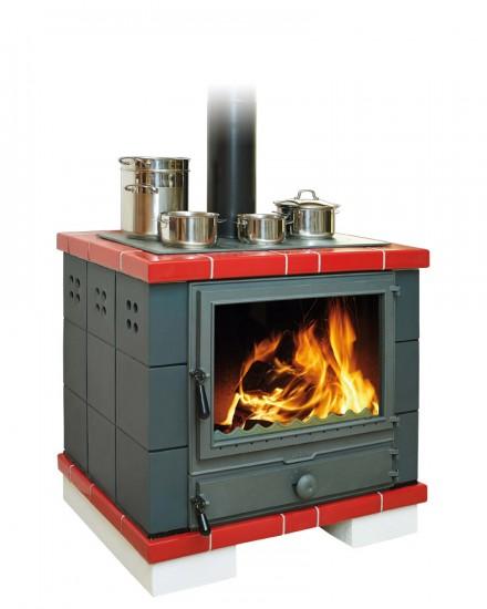 Fourneau de cuisine professionnel - Cuisinière à bois rania_0