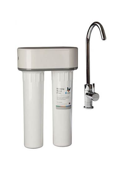 Duo - filtres d'eau potable - aqua-techniques - dimensions : hauteur 32cm x largeur 20cm x profondeur 10cm_0