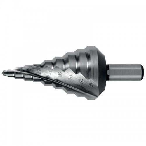 FORET ÉTAGÉ HSS ÉLEC ISO - DIAMÈTRE DE PERÇAGE 6.5-40.5 MM - 101090 RUKO