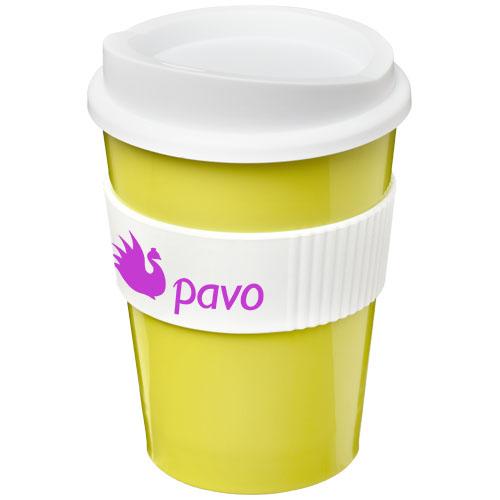 Gobelet Americano® medio 300 ml - bandeau antidérapant - isotherme simple paroi - fabriqué au Royaume-Uni_0