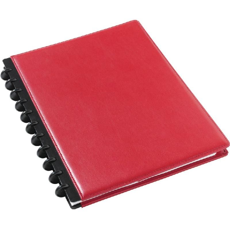 M BY STAPLES CARNET À SPIRALES ARC - FORMAT A4 (100 G/M2) - 60 PAGES LIGNÉES - COULEUR ROUGE