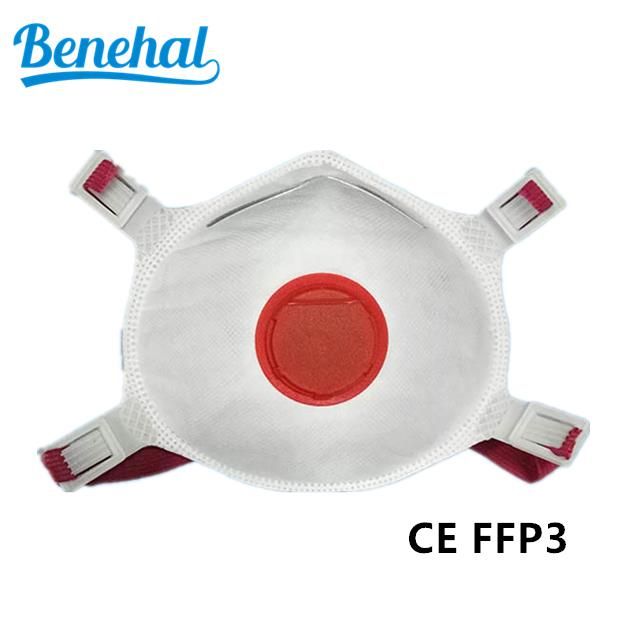 Masque FFP3 - Suzhou Sanical Protection Product Manufacturing Co. Ltd - à valve moulé - Benehal - respirateur anti-poussière CE_0
