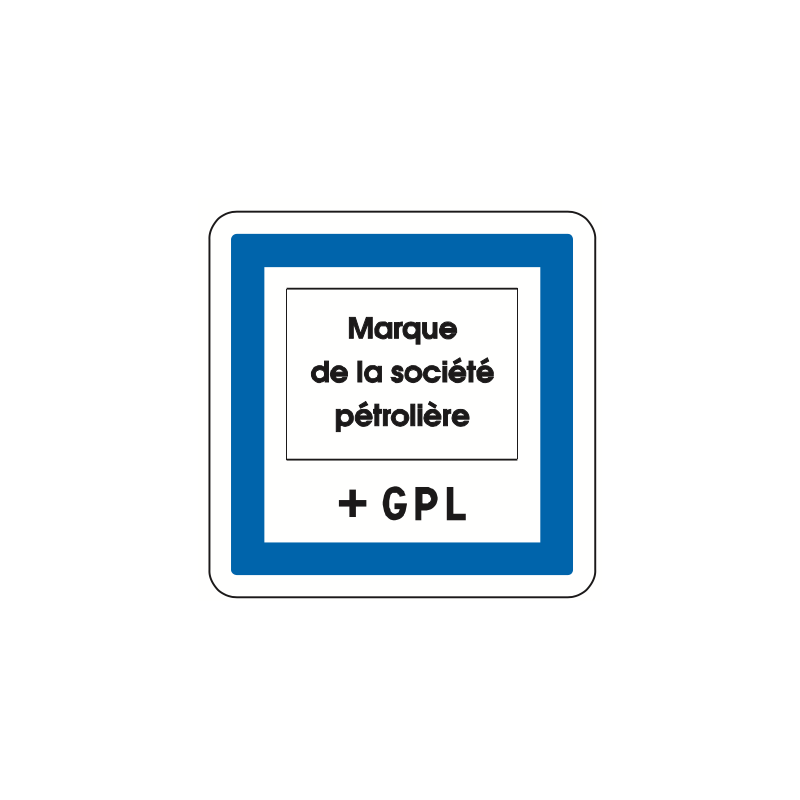 Panneau services - Poste de distribution de carburant GPL CE15f_0