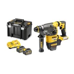 Perforateur Burineur Sds Plus 54v + 2 Batteries 6ah + Chargeur + Coffret Tstak Dewalt Dch333t2 - 3598647419738_0