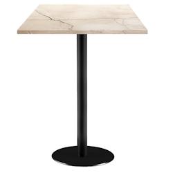 Restootab - Mange-debout 60x60cm - modèle Rome marbré lune blanche - beige TB-ROMFF-6060M-LUN.BLA_0