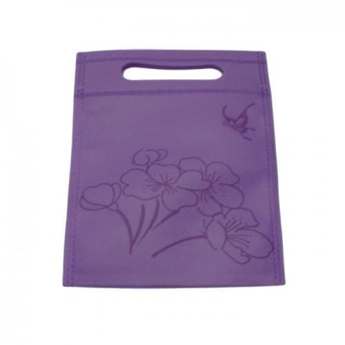 Sacs et sachets plastiques - Lot de 20 sacs non-tissés fantaisies mauve - Taille 20x14 cm - Référence 5001_0