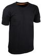 T-shirt de travail noir et orange - 100% coton 180 g/m² - Tailles S à 3XL_0