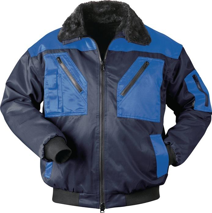 Veste de pilote VEGA taille L marine/royal 60 % coton / 40 % PES NORWAY_0