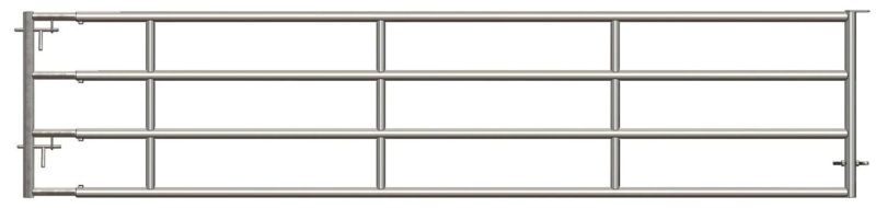 Barrière agricole extensible 4L - Référence 312065 - Longueur ajustable de 5,5 à 6,5 m - 112 kg_0