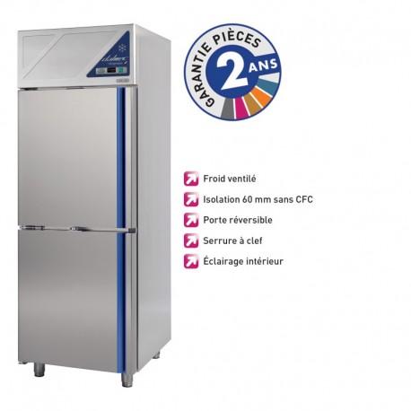 Armoire réfrigérée négative -18/-22°C - 2 portillons - 600 L - sans groupe logé - DA602NSG-3 - Dalmec_0