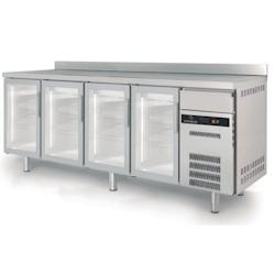 Arrière bar 600 positif S-Line - 4 portes vitrées - 3667335120567_0