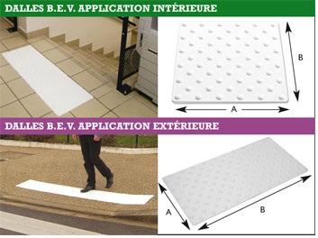 Bande podotactile à coller