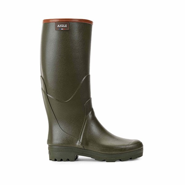 BOTTES EN CAOUTCHOUC AIGLE CHAMBORD PRO 2 KAKI - 46