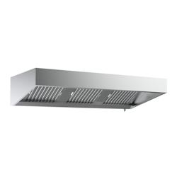 Combisteel Hotte murale trapézoïdale en acier inoxydable 1600x1100x400mm - 7422242980996_0