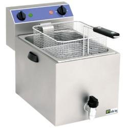 Friteuse de table électrique avec vidange - 8 litres - 3,25 Kw - 230 Volts - FESF9VC_0