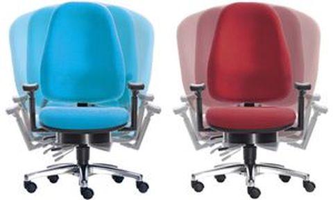GERNOT STEIFENSAND - Chaise de bureau pivotante Lady Chair, noir, ergonomique avec dossier médical et système 3D_0
