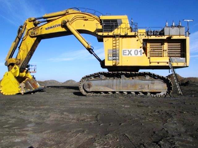 Godet rétro pour pelle komatsu pc5500_0
