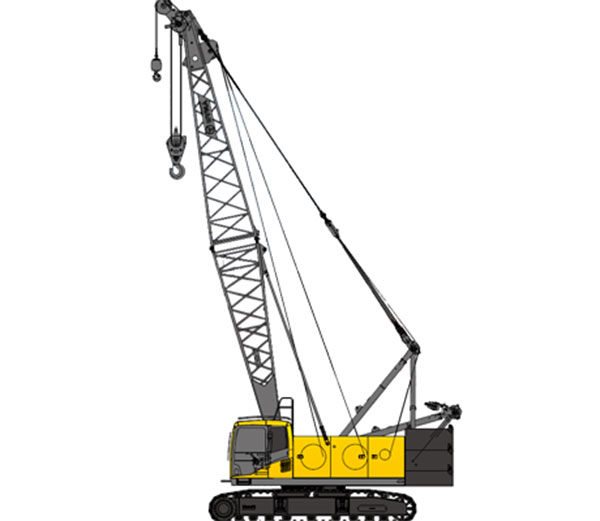 Grue treillis SANY SCC550TB - 55t - capacité de levage jusqu'à 55t - flèche de 11,3 à 42m_0