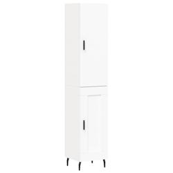 Helloshop26 - Buffet bahut commode armoire meuble de rangement organisateur cuisine salle de séjour salon haut 34,5 x 34 x 180 cm 02_0032282 - 300021_0