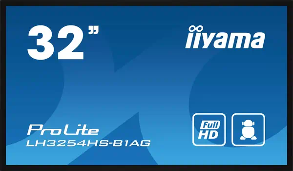 Iiyama LH3254HS-B1AG àÉcran d'affichage dynamique àÉcran plat de signalisation numérique 80 cm (31.5