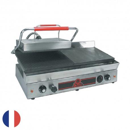 Infra Grill F spécial grillades mixte - Plaques en fonte rainurées et lisses - SOFRACA_0