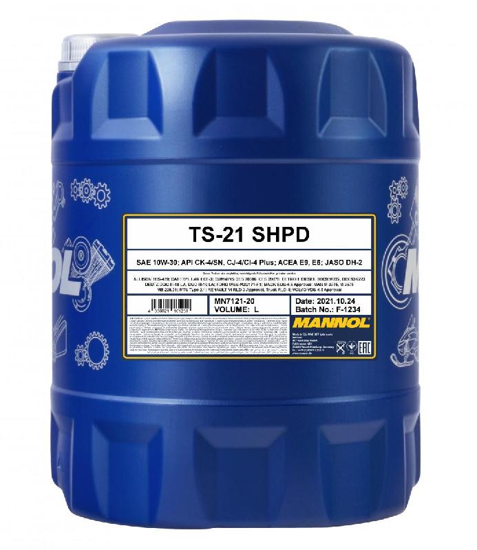 MANNOL - Huile moteur synthétique 10W30 TS-21 SHPD 7121 - bidon 20L - MN7121-20_0
