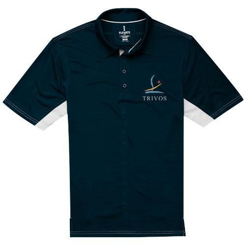 Polo Cool Fit manches courtes pour homme Prescott - 100% micro polyester texturé - Finition respirante_0