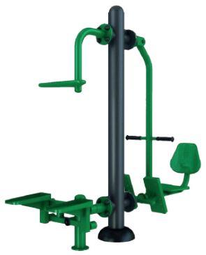 Stepper balance ASO-F 10/ASO-F09 - acier galvanisé - musculation jambes, cuisses, abdos et fessiers_0